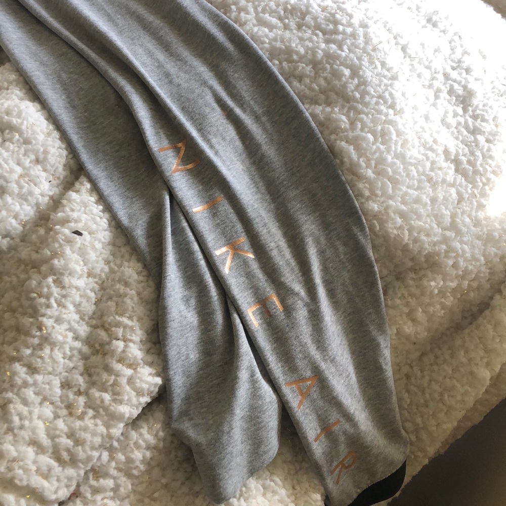 Nike rose gold metallic air Leggings